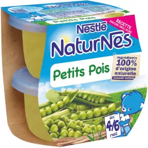Naturnes Bol Ptit Pois 2x130g