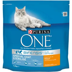 Croquettes pour chat poulet et blé 1,5 kg - PURINA ONE