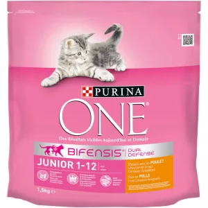 Croquettes pour chat chats Junior poulet 1.5 kg - PURINA ONE