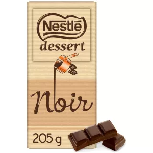 Tablette de chocolat noir 205g - NESTLE DESSERT