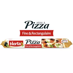 Bột bánh pizza mỏng hình chữ nhật maxi 390g - HERTA