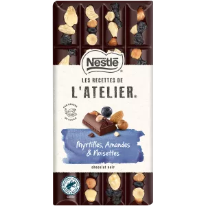Tavoletta di cioccolato fondente con mirtilli, mandorle e nocciole 170g - NESTLÉ