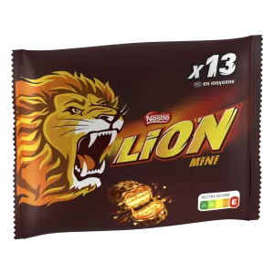 Mini Barras de Chocolate ao Leite 234g - LION