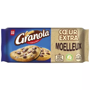 Cookies Extra Moelleux Aux Pépites De Chocolat Granola 182g - Lu