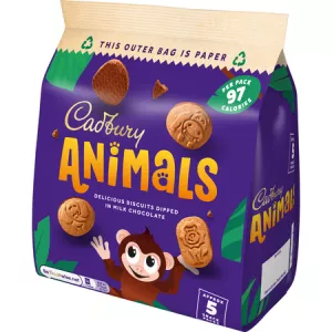 99 5g Biscuit Animals Cadbury