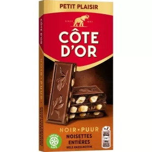 100g Noir Noisettes Cote D Or