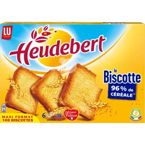Nafaka 96%, nafaka za biscotte 875g - HEUDEBERT