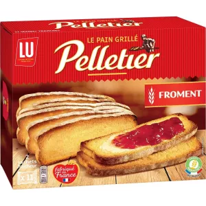 Pain grillé à la farine de froment Pelletier 455g - LU