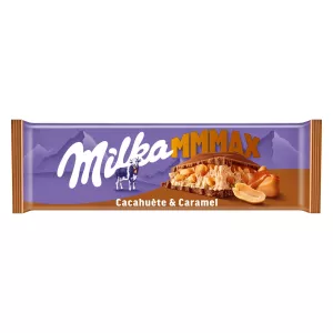 Плитка молочного шоколада с арахисом и карамелью Мммакс 276г - Milka