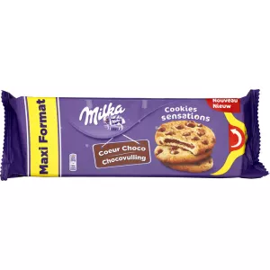 Cookies sensations cœur choco 312g - MILKA