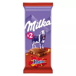 ミルクチョコレートバー ダイムチップ入り 100g×2 - Milka