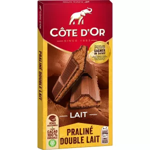 Schokolade mit Praline und doppelmilch 200 g gefüllt - Cote D'or