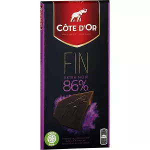 Tablette de chocolat noir fin extra 100g - COTE D'OR