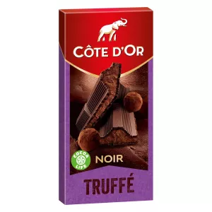 Tablette De Chocolat Noir Fourré Truffé 190g - Cote D'or