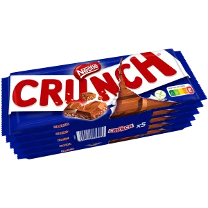 Reep Melkchocolade En Krokante Granen 5x100g - CRUNCH