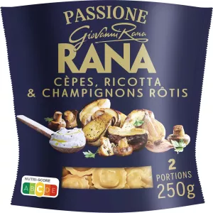 Nấm porcini pasta porcini tươi, nấm nướng & ricotta 250g - Rana