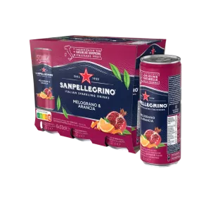 メログラーノ＆アランチャ フレーバー炭酸水 6x33cl - SAN PELLEGRINO