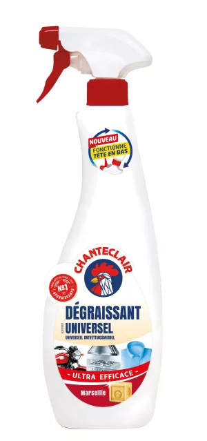Nettoyant Ménager Spray Dégraissant Universel Ultra Efficace Au Savon De Marseille 600ml - CHANTECLAIR