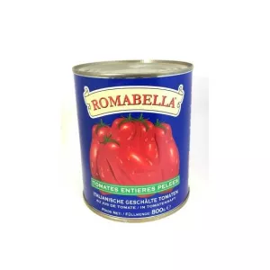 Cà Chua Bóc Vỏ Ý 4/4 800g - Romabella