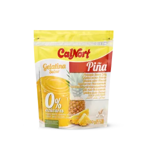 Gelatina Sem Açúcar Sabor Abacaxi 280 G - CALNORT