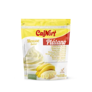 Mousse Sabor Banana 1 Kg - CALNORT
