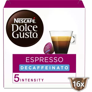 Café Capsules Compatible Dolce Gusto Espresso Déca Intensité 5 X16 - Nescafe