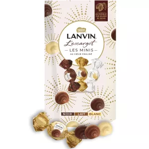 巧克力三重奏深白牛奶夹心果仁迷你蜗牛 140 克 - Lanvin