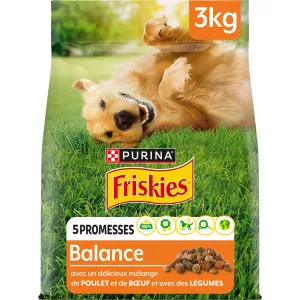 Croquettes pour chien au poulet et légumes 3kg - FRISKIES