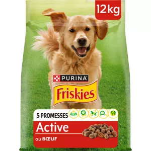 Croquettes Pour Chiens Au Boeuf 12kg - FRISKIES