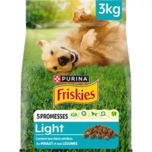 大人の犬のためのチキンチキンキブルvitafitライト3kg - FRISKIES