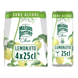 Boisson Gazeuse Aromatisée Lemonjito 4x25cl - MAISON PERRIER