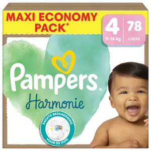 Couches Bébés Harmonie 9-14kg Taille 4 - PAMPERS