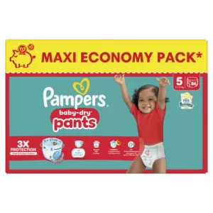 Couches Culottes Bébés Baby-Dry Pants 11-17kg Taille 5 - PAMPERS