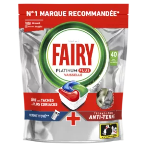 プラチナ食器洗い機のタブレットプラス1-スレンが掃除されている間 - FAIRY