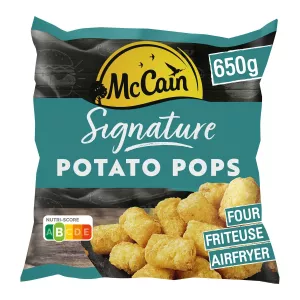 Pommes de terre bouchées potato pop's 650g - MCCAIN