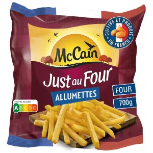 Frites just au four allumettes 700g - MCCAIN