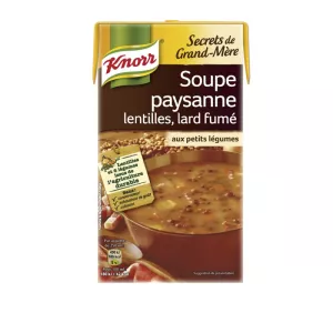 Lentils and smoked bacon soup 1L - KNORR