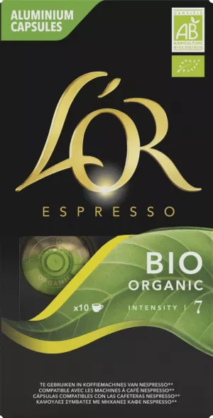 Organic Organic Coffee Intensity 7 X10 - L'OR