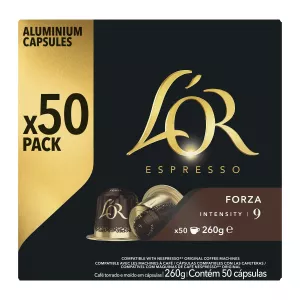 Café Espresso Forza X50 Capsules 260g - L'OR ESPRESSO