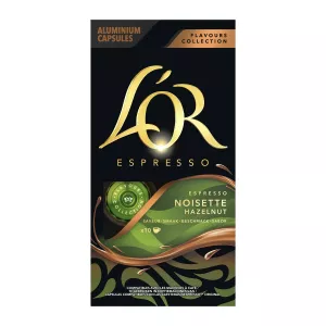 Koffiecapsule Hazelnootsmaak X10 - L'or Espresso