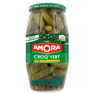 Cornichons 6 Gewürze & Aromaten, 540g - AMORA