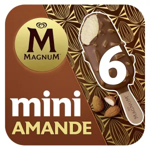 Glace Mini Bâtonnet Amande x6 - MAGNUM