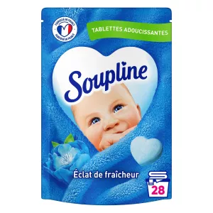 Adoucissant Tablettes Cœurs Éclat De Fraîcheur X28 - Soupline