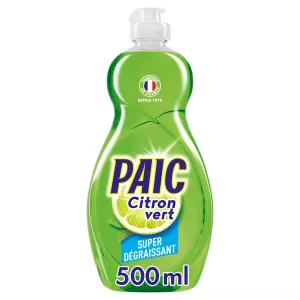 Liquide vaisselle Citron Vert Super Dégraissant 500ml - PAIC