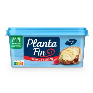 Margarine Demi-sel Tartine Et Cuisson Sans Huile De Palme 450g - Planta Fin