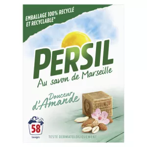 Lessive en Poudre Douceur d'Amande 58lavages - PERSIL
