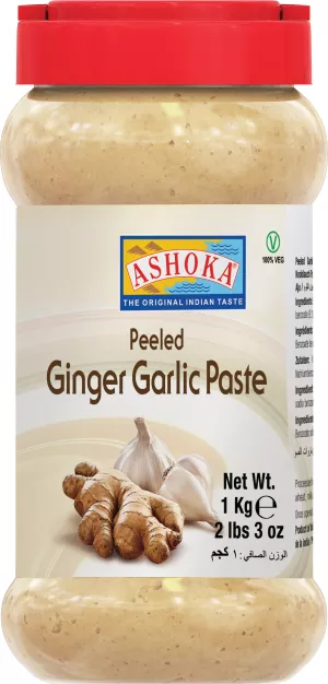 Pasta de Alho e Gengibre Descascado 1 Kg - Ashoka