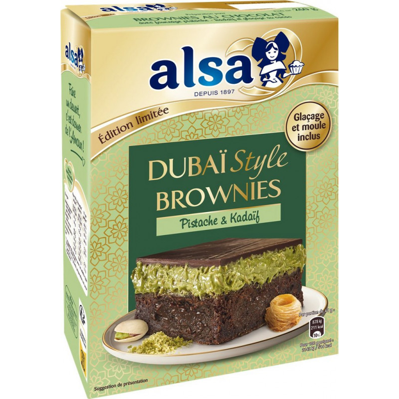 260g Prep Brownie Dubai Alsa