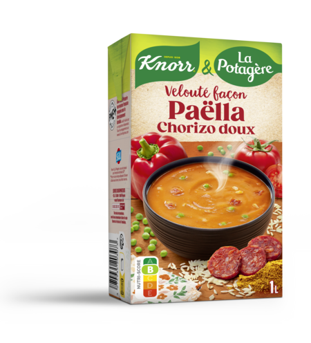 Paella-stijl Velouté Soep Milde Chorizo ​​1L - KNORR