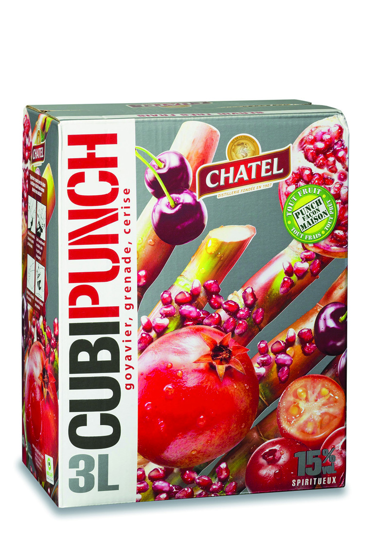 *punch Goyavier Grenade Cerise  15° (1 X 3 L) - CHATEL